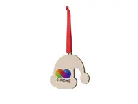 Adorno navideño de madera Clixar para sublimación de madera, detalle 1