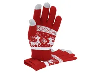 Guantes navideños táctiles de acrílico Kainex de acrílico, vista lateral