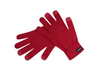 Guantes táctiles de RPET Brolyn con dedos de color de poliéster RPET, detalle 1