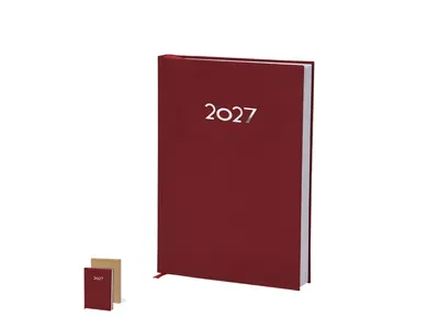 Agenda A5 de PU acolchado, página por día personalizable
