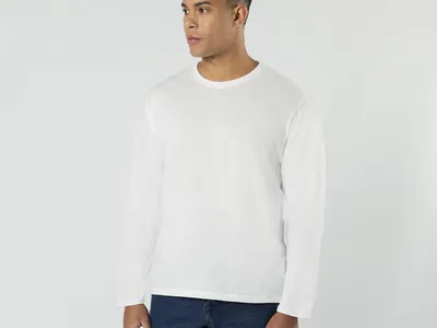 Camiseta manga larga de algodón Plint 160 g personalizable