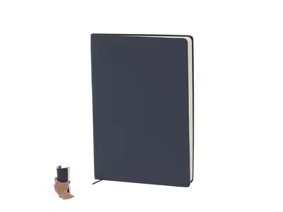 Bloc de notas de PU reciclada, Lazox 80 hojas personalizable