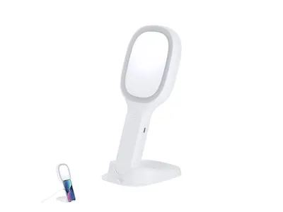 Espejo Marchox con luz led y cargador inalámbrico personalizable