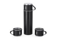 Set termo Melbir 420 ml con 3 tazas de acero de acero inox, vista frontal