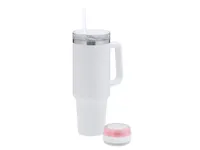 Taza térmica Tracir con altavoz Bluetooth 1,25 l de acero inox, vista lateral