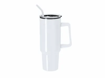 Jarra térmica de acero Lansin 1,2 l con pajita personalizable