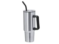 Jarra térmica de acero Lansin 1,2 l con pajita de acero inox/ PP, vista lateral