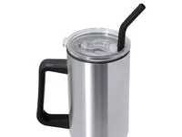 Jarra térmica de acero Lansin 1,2 l con pajita de acero inox/ PP, detalle 1