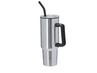 Jarra térmica de acero Lansin 1,2 l con pajita de acero inox/ PP, vista frontal