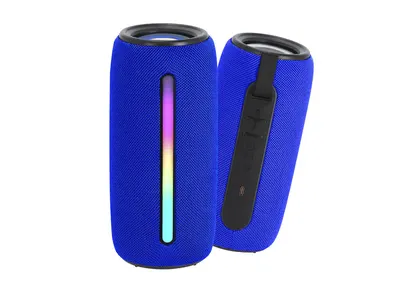Altavoz estéreo Bluetooth Hochok 2 × 5 W luces y radio FM personalizable