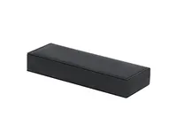 Set bolígrafo y roller aluminio negro y oro rosa Blexa de aluminio, detalle 2