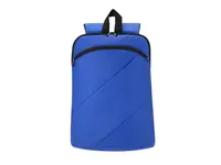 Mochila de PU Gambul doble tirador 2 bolsillos frontales de PU, vista frontal