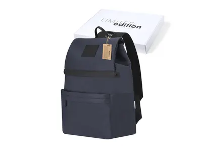 Mochila de PU Salkey con estuche portátil 15 pulgadas personalizable