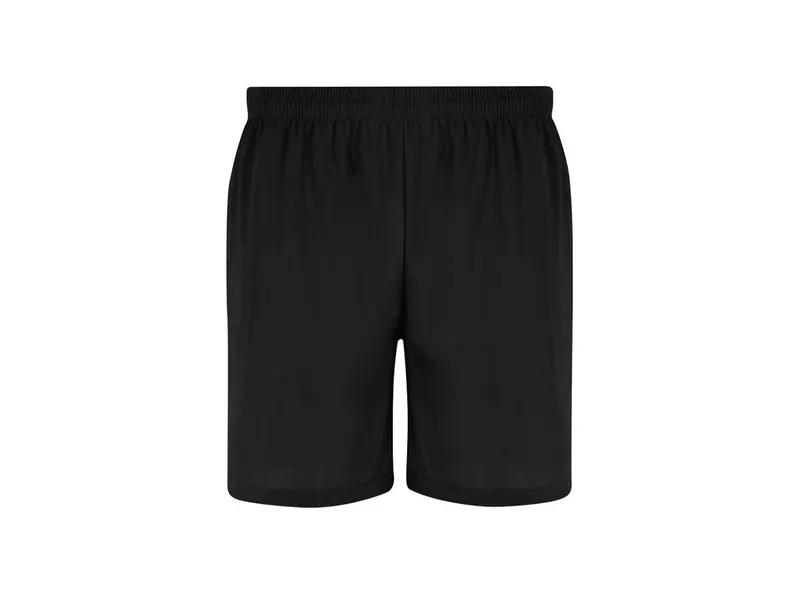 Pantalón deportivo de poliéster Rudig 145 g con bolsillos en negro de 100% poliéster 145 g/ m2, vista frontal