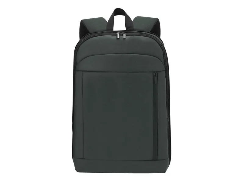 Mochila extensible de PU y poliéster Skrapex 900D 15 pulgadas en gris de PU/ poliéster 900D, vista frontal