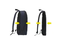 Mochila extensible de PU y poliéster Skrapex 900D 15 pulgadas de PU/ poliéster 900D, detalle 7