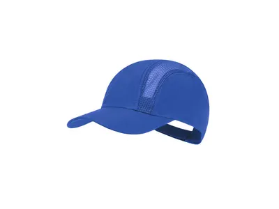 Gorra deportiva de microfibra Hakos con redecilla personalizable