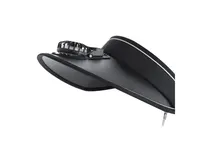 Visera Akanyi con ventilador recargable, vista lateral