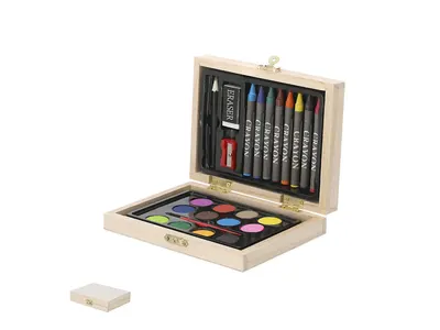 Set Lidner 24 piezas para colorear estuche de madera personalizable