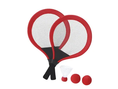 Set de palas de playa Babic con pelotas y pluma personalizable