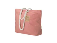 Bolsa de algodón reciclado Coulan 220 g con asas trenzadas de algodón reciclado 220 g/ m2, detalle 3