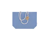 Bolsa de algodón reciclado Coulan 220 g con asas trenzadas de algodón reciclado 220 g/ m2, detalle 8