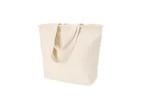 Bolsa de algodón Whistler 320 g con flecos y asas largas de algodón 320 g/ m2, detalle 1