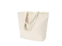 Bolsa de algodón Whistler 320 g con flecos y asas largas de algodón 320 g/ m2, vista frontal