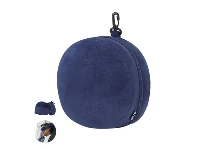 Almohada de viaje con antifaz personalizable