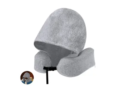 Almohada de viaje con capucha personalizable