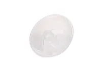 Bowl Apeyar para vaso con orificio para pajita de PP, vista lateral