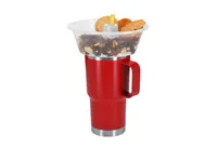 Bowl Apeyar para vaso con orificio para pajita de PP, detalle 2