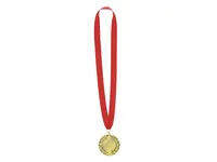 Medalla dorada en relieve Binea 7 cm para láser