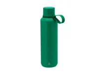Botella térmica de acero reciclado Yomar 630 ml con asa de acero inox reciclado, vista lateral