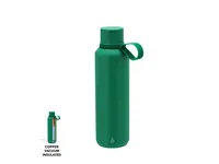 Botella térmica de acero reciclado Yomar 630 ml con asa de acero inox reciclado, vista frontal