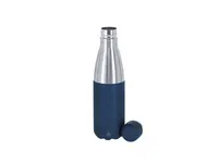 Botella térmica de acero reciclado Fanox 550 ml base mate de acero inox reciclado, vista lateral