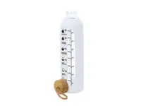 Botella de cristal Kramex 1 l con funda de silicona de cristal/ bambú, detalle 1