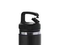 Botella térmica reciclada Nabrax 550 ml asa mosquetón de acero inox reciclado, detalle 2
