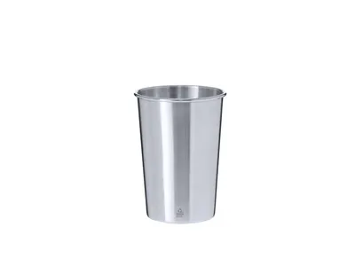 Vaso acero reciclado 350 ml cromado personalizable