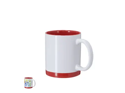 Taza de cerámica Rayar 350 ml sublimación base de color personalizable