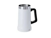 Jarra térmica de acero reciclado Glinox 700 ml de acero inox reciclado, vista lateral