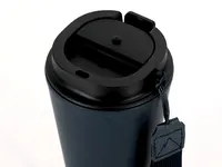 Vaso térmico de PP reciclado Wirten 300 ml con cinta de PP reciclado/ base acero inox reciclado, detalle 4