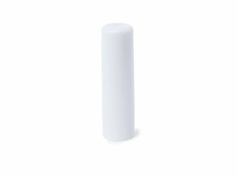 Bálsamo labial vainilla SPF15 testado Darix en blanco, vista frontal