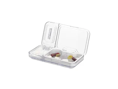 Pastillero 4 compartimentos con cortador personalizable