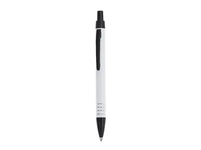 Bolígrafo de aluminio reciclado Blean accesorios negros personalizable