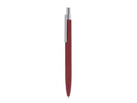 Bolígrafo de aluminio reciclado Iridon goma clip cromado de aluminio reciclado, vista frontal