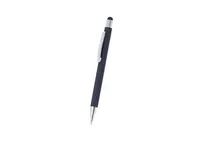 Bolígrafo puntero de aluminio reciclado Yarnox goma cromado de aluminio reciclado, vista lateral