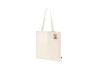 Bolsa de algodón Ginter Fairtrade 140 g resiste 7 kg de algodón fairtrade 140 g/ m2, vista lateral