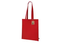 Bolsa de algodón Jamal Fairtrade 140 g resiste 8 kg de algodón fairtrade 140 g/ m2, vista lateral