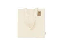 Bolsa de algodón reciclado Barzon 180 g de algodón reciclado 180 g/ m2, vista frontal